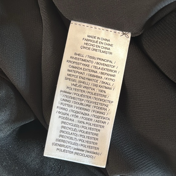 LAUREN RALPH LAUREN Black Velvet Midi Skirt Sz 4 NWT - Picture 4 of 4